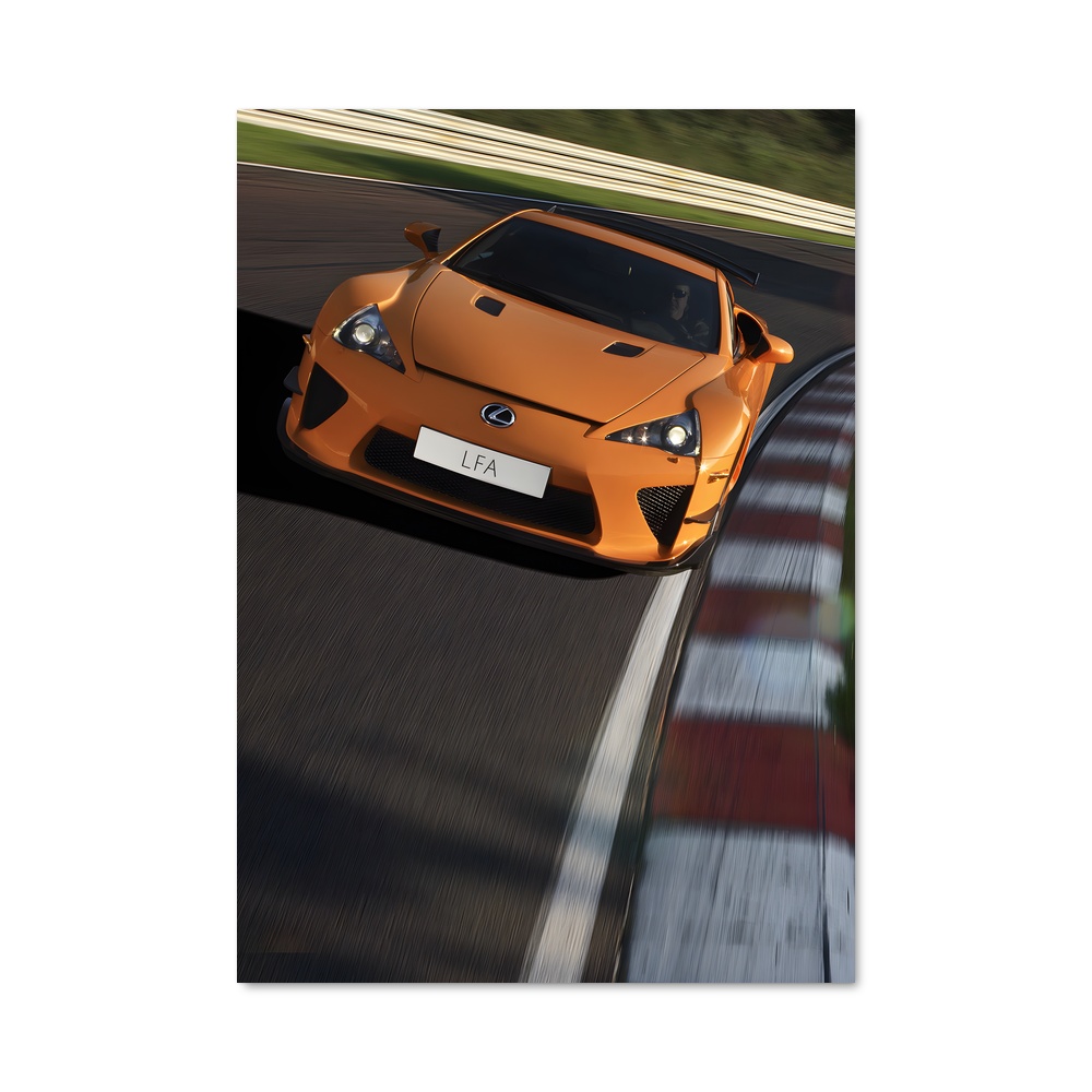Poster Circuit de Vitesse